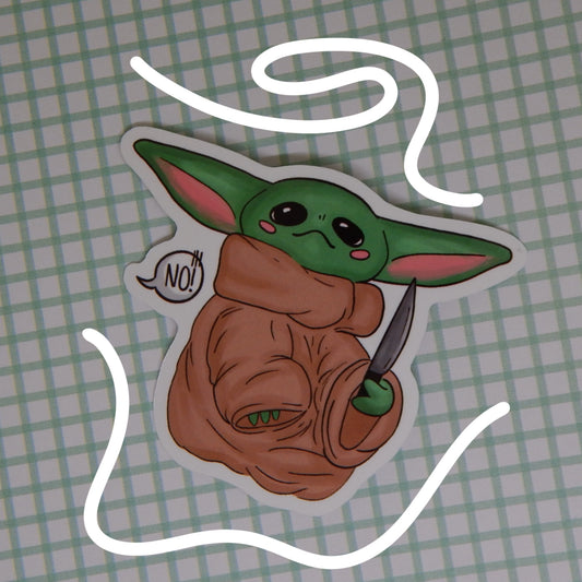 Baby yoda??? A KNIFE?